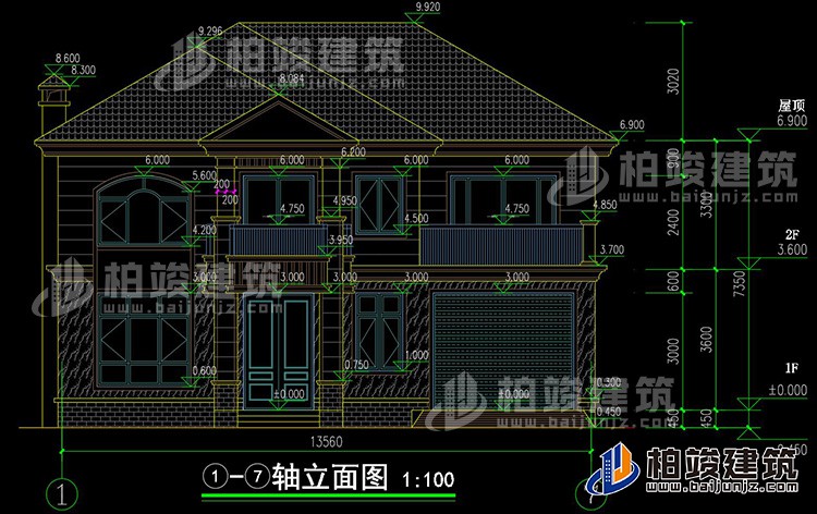 正立面图